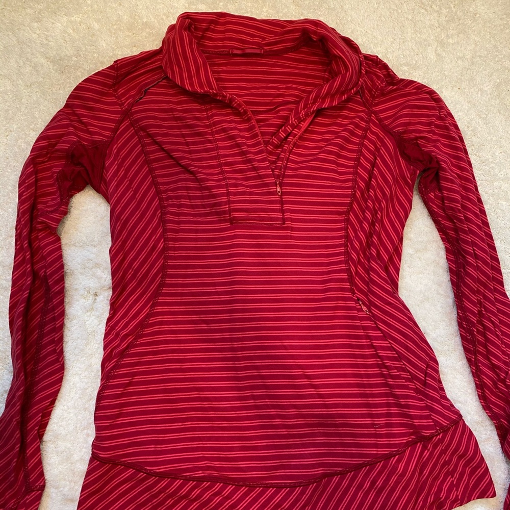 Lululemon Candy Stripe Half Zip